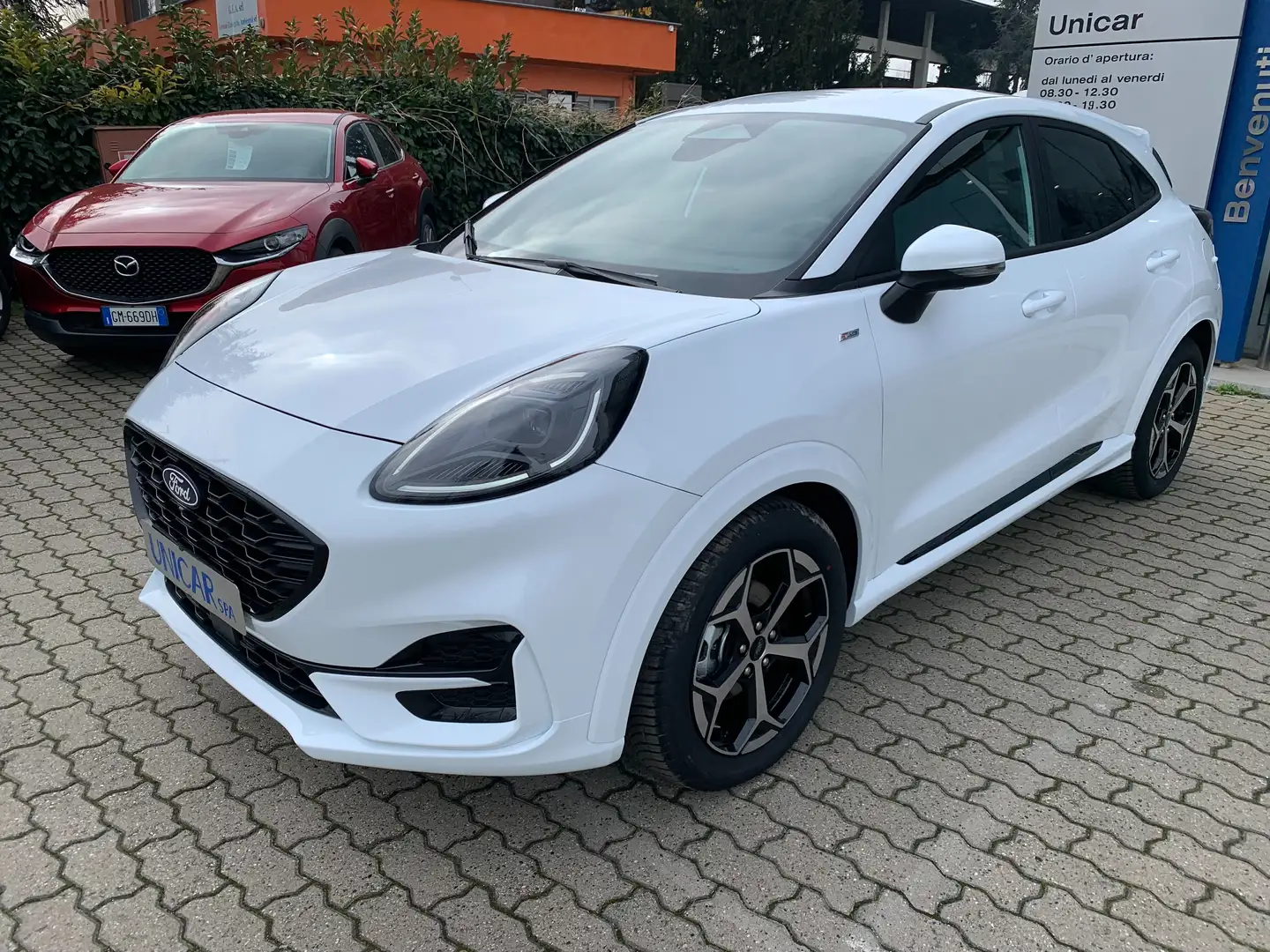 Ford Puma 1.0 BENZ/IBRIDA ST-LINE X 125cv "NUOVA ,TASSO ZERO Bianco - 1