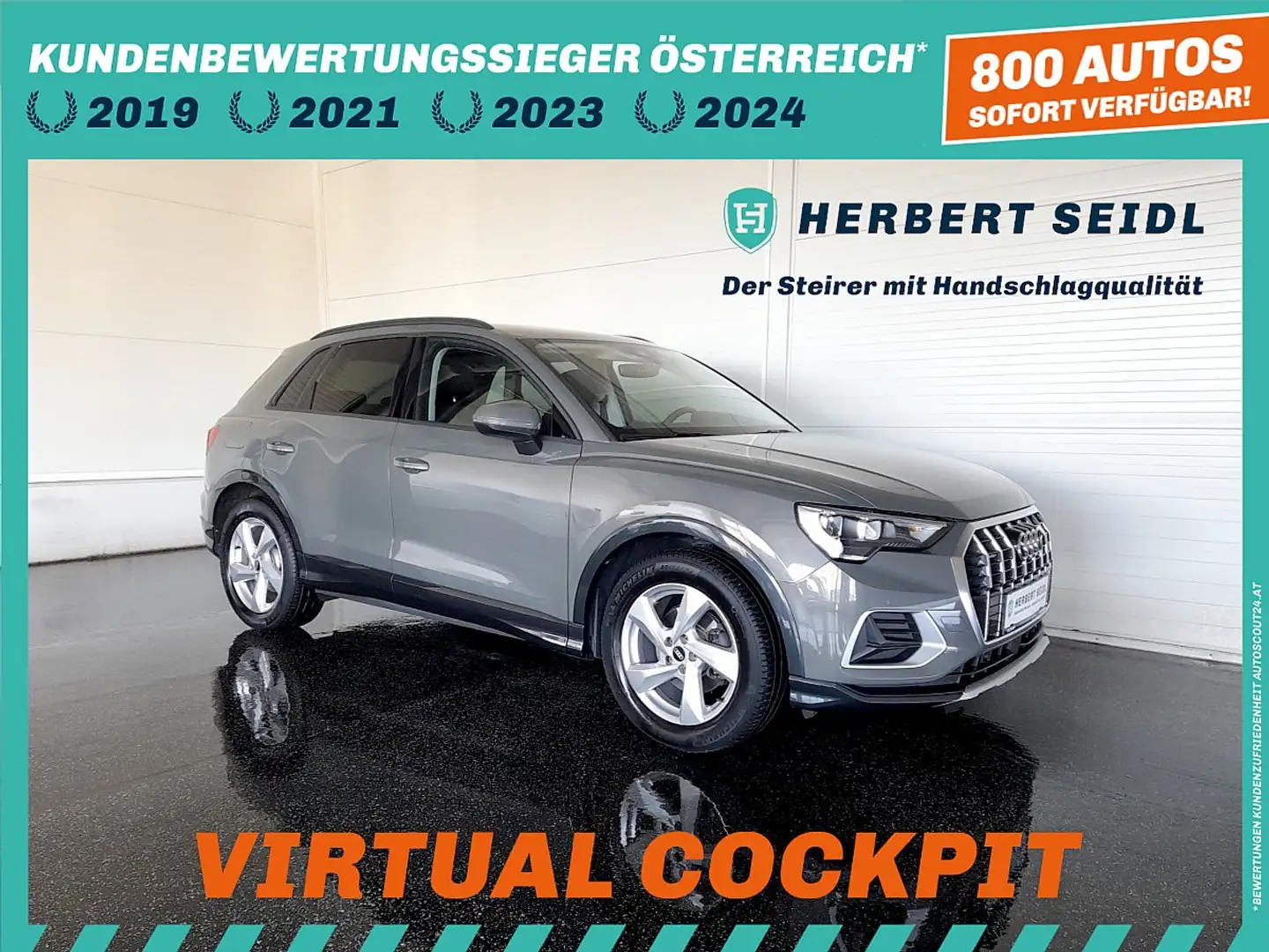 Audi Q3 35 ADVANCED 35 TDI quattro S-tr *SKY / LED / NA... Grau - 1