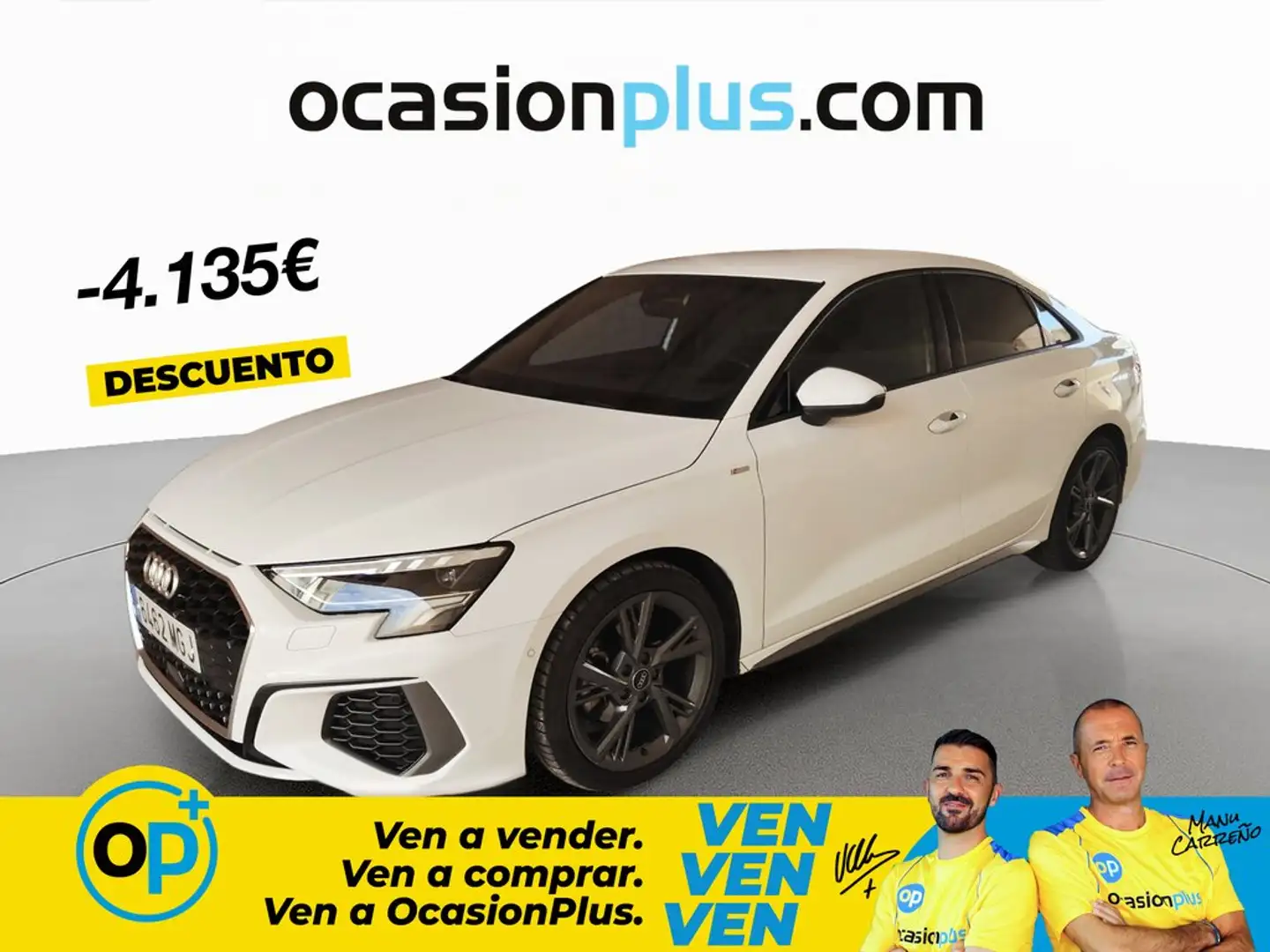 Audi A3 Sedán 30TDI S line Blanco - 1