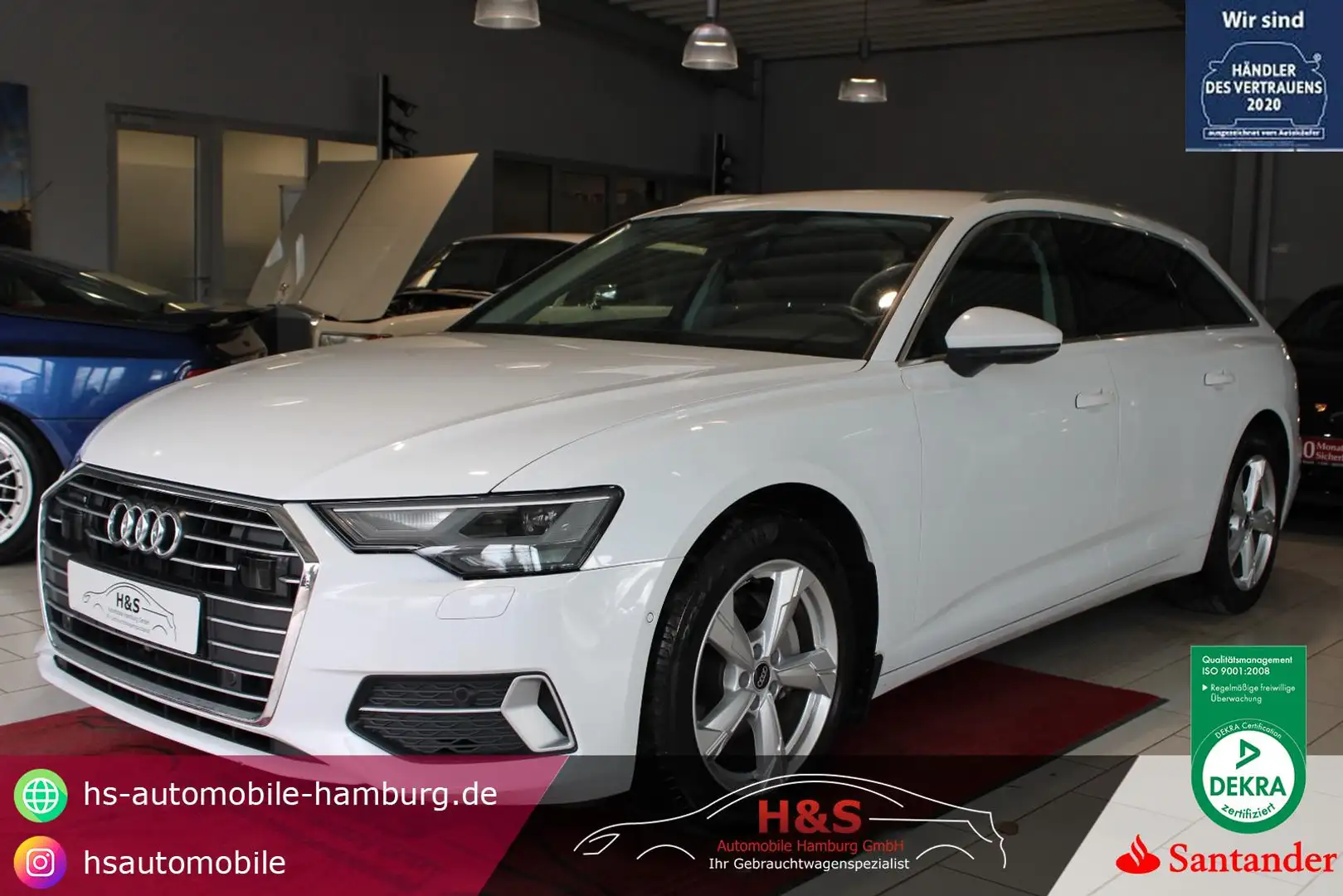Audi A6 Avant 40 TDI quattro sport*Standheizung*AHK Weiß - 1