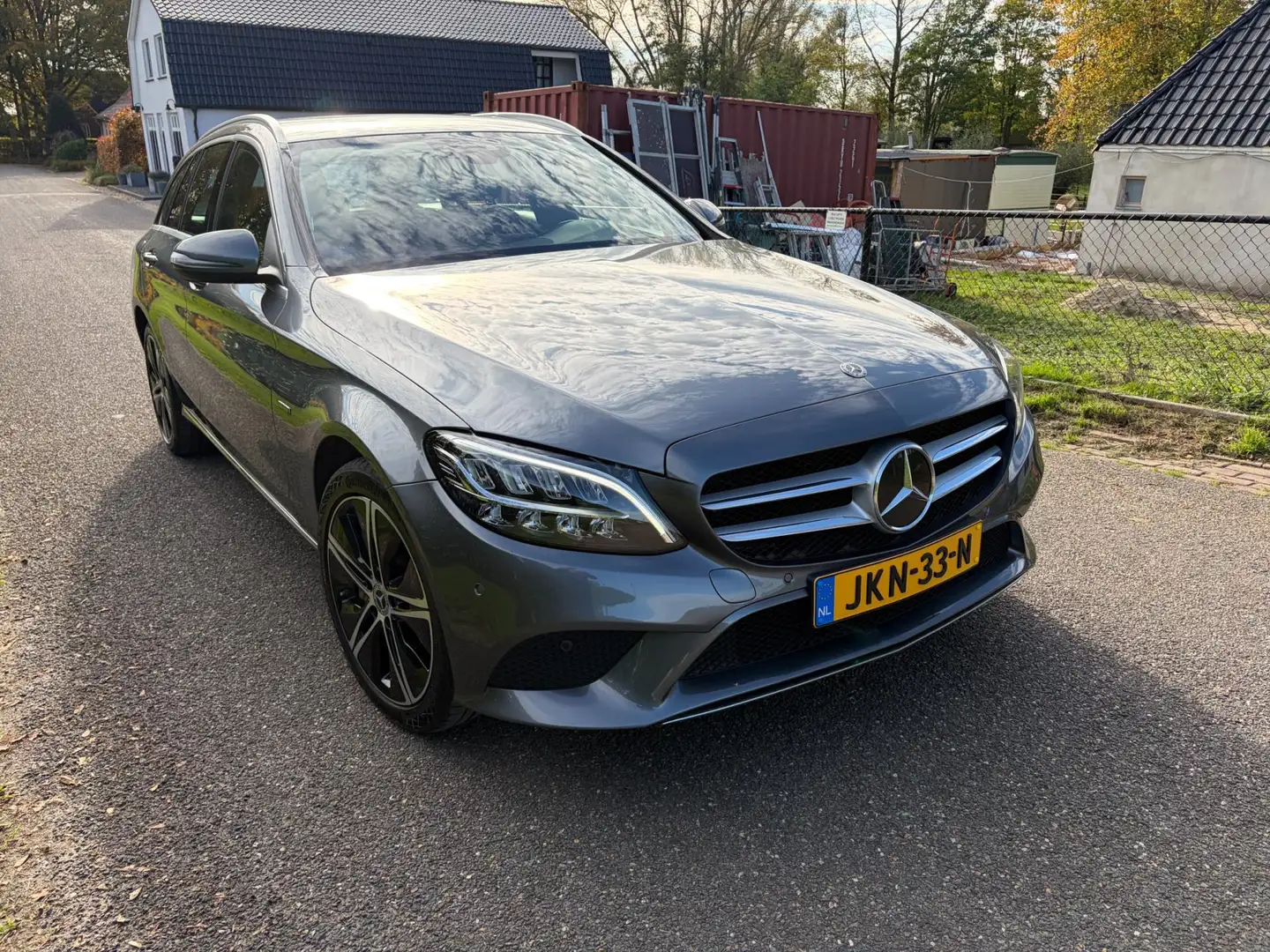 Mercedes-Benz C 300 Estate 300e Trekhaak Led Incl BTW Gris - 2