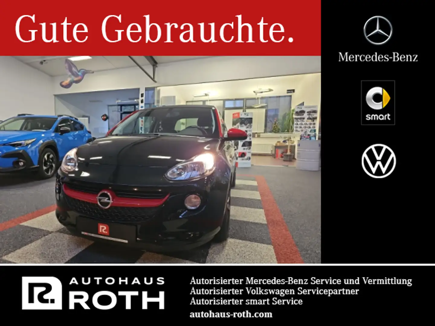 Opel Adam Adam 1.4 Open Air Klima/Sitzhzg./MF-Lenkrad/BC Schwarz - 1