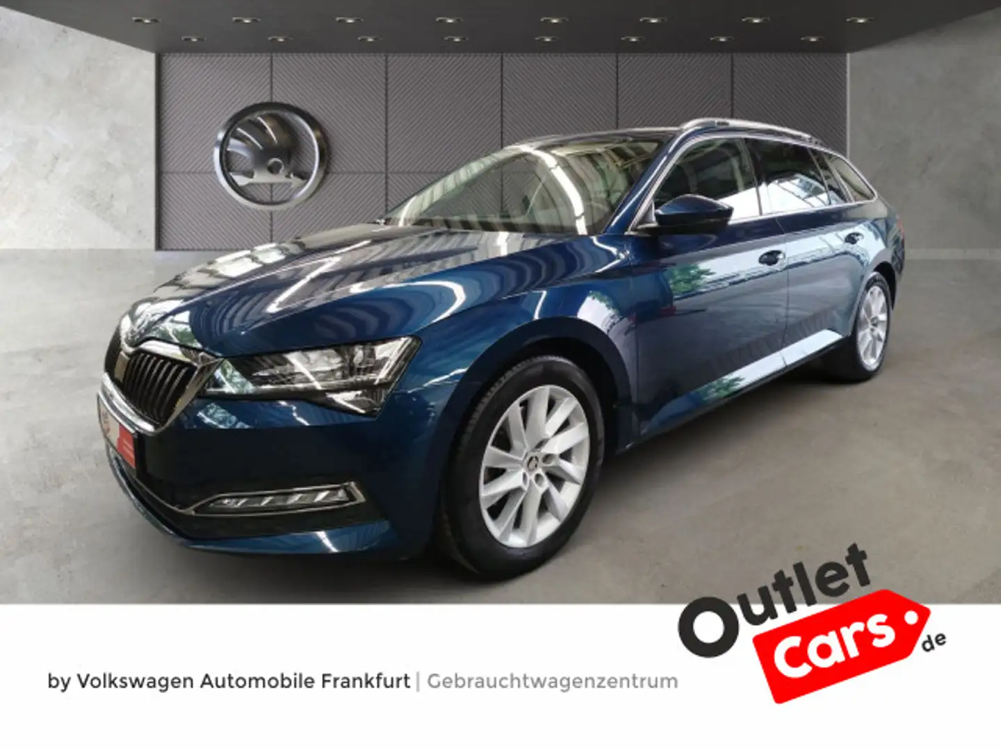 Skoda Superb Combi 1.5 TSI Style Navi Bleu - 1