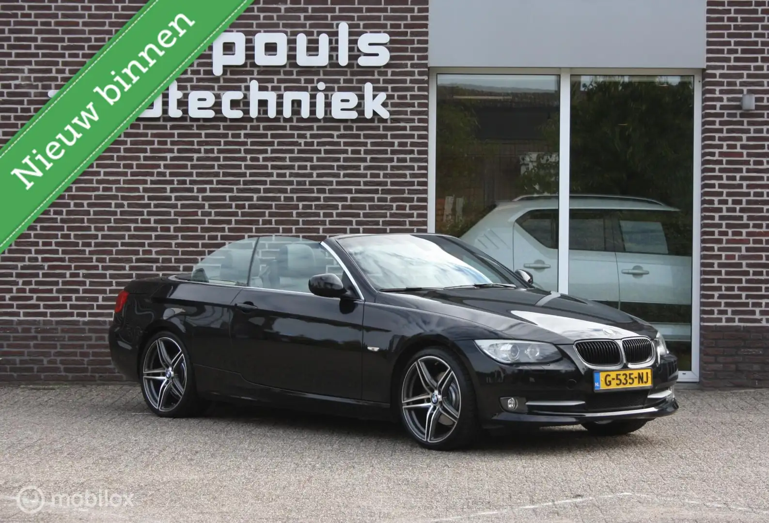 BMW 325 3-serie Cabrio 113.000 km! 19'' 325i High Exe. Noir - 1