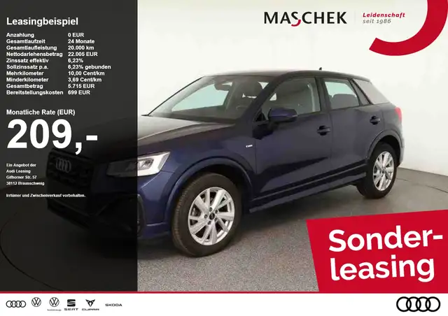 Audi Q2 S line 35 TFSI S tronic Black R Cam Naviplus ACC