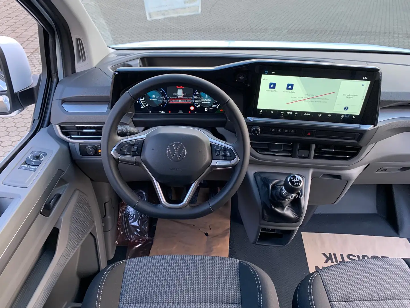 Volkswagen T7 Transporter Kasten Plus Mixto lang LED 6Sitzer 2x Schiebetür Blanco - 2