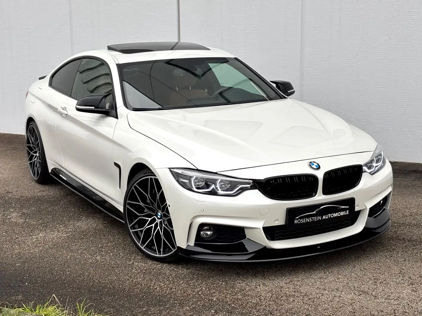 BMW 440 i Coupe M-Performance xDrive/HUD/H&K/360/R19 Weiß - 1