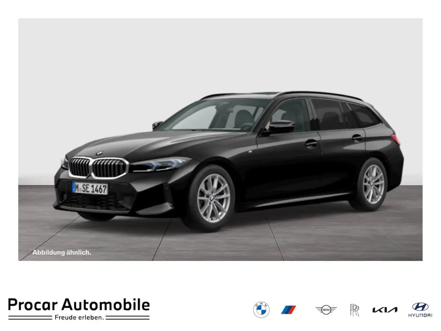 BMW 330 d xDrive M Sport+DA+PA+HuD+AHK+Pano+LED Schwarz - 1