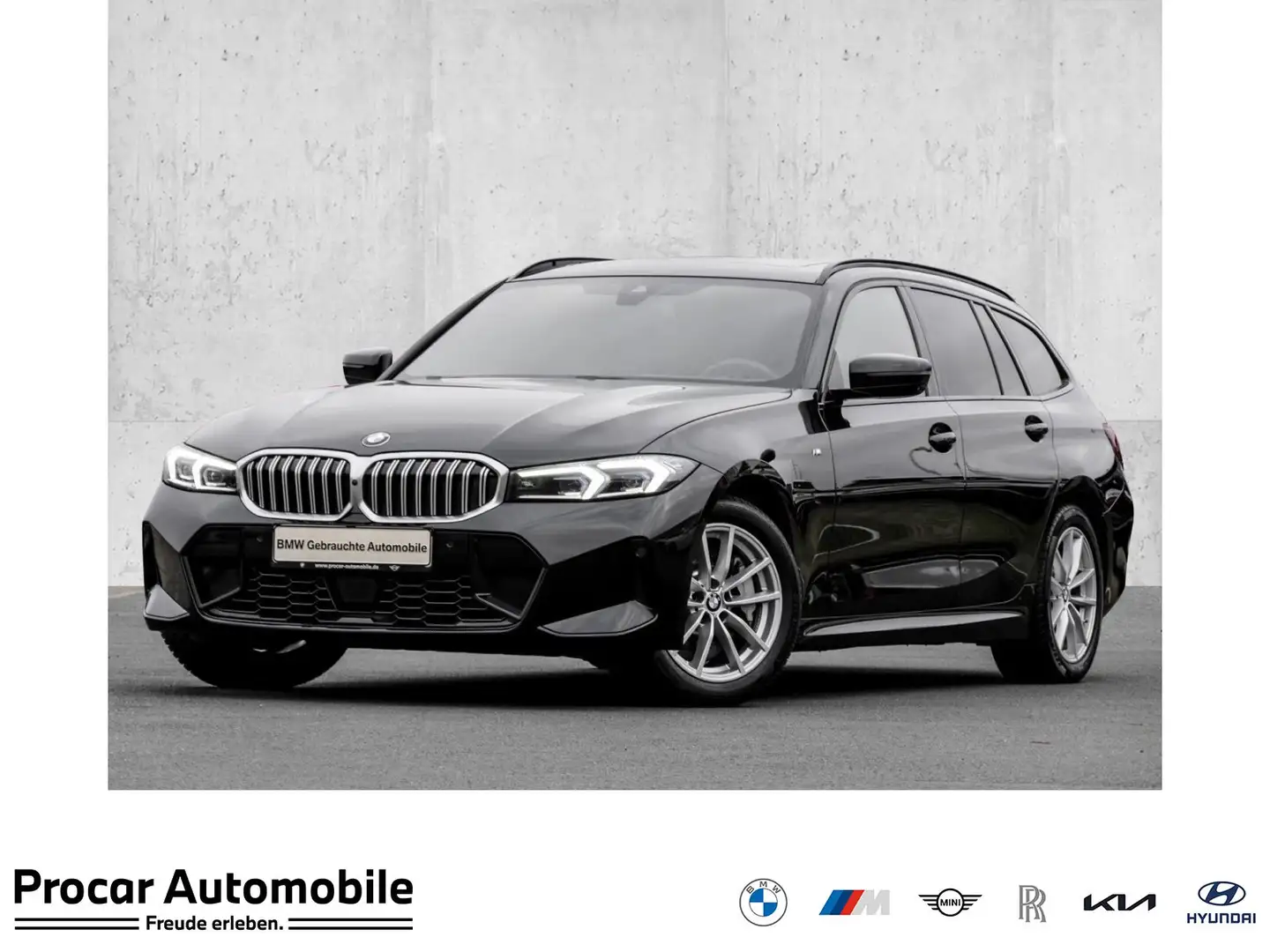 BMW 330 d xDrive M Sport+DA+PA+HuD+AHK+Pano+LED Schwarz - 1