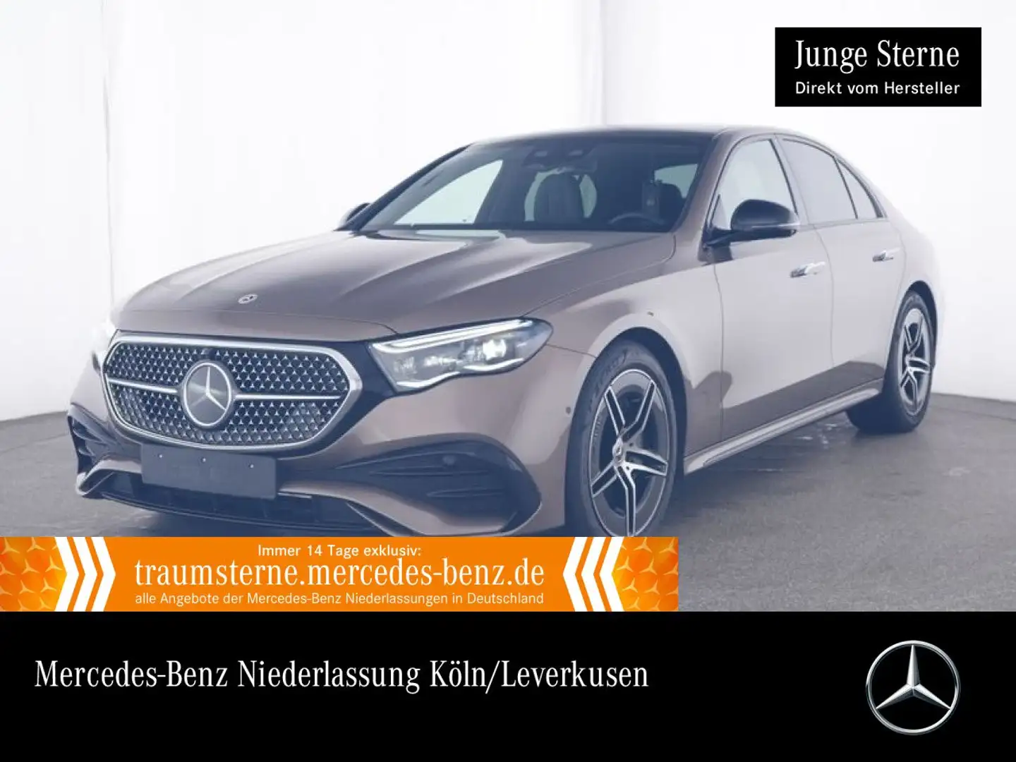 Mercedes-Benz E 450 4M AMG Fahrass 360° Stdhzg Pano Burmester 9G Braun - 1