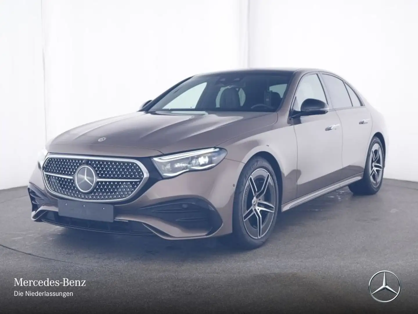 Mercedes-Benz E 450 4M AMG Fahrass 360° Stdhzg Pano Burmester 9G Braun - 2