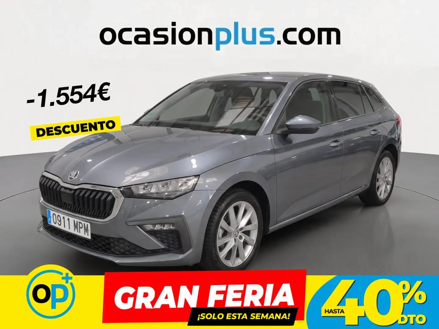 Skoda Scala 1.0 TSI Selection 85kW Gris - 1