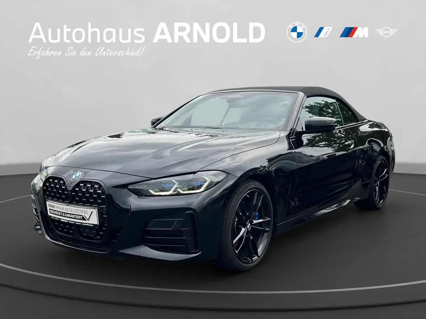 BMW 440 M440d xDrive Cabrio Head-Up Harman Kardon Laser Dr Schwarz - 1