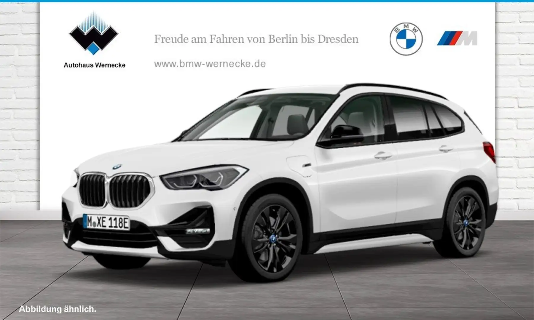 BMW X1 xDrive25e Sport Line DAB LED Navi Tempomat Weiß - 1