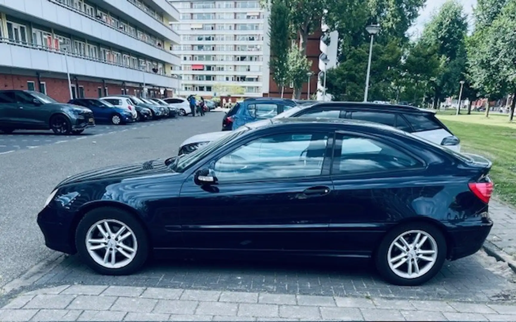 Mercedes-Benz 200 200 C-Klasse Sportcoupe compresor Niebieski - 1