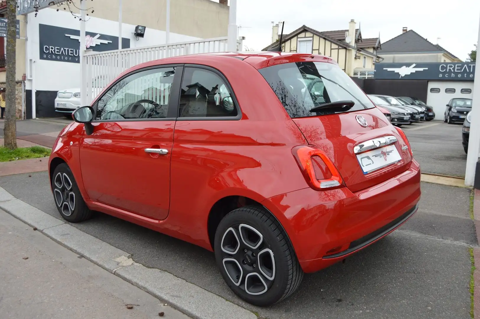 Fiat 500 1.0 70CH BSG S\u0026S SPORT \u0026 STYLE Rouge - 2