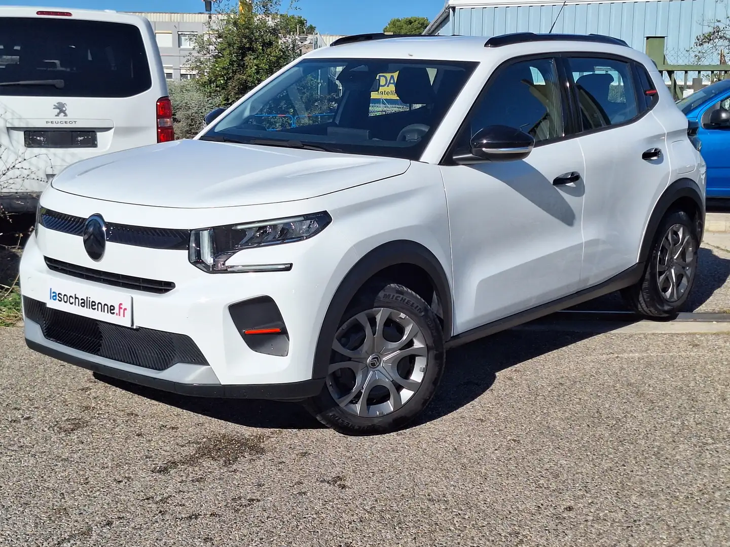 Citroen C3 Turbo 100 ch BVM6 Plus Blanc - 2