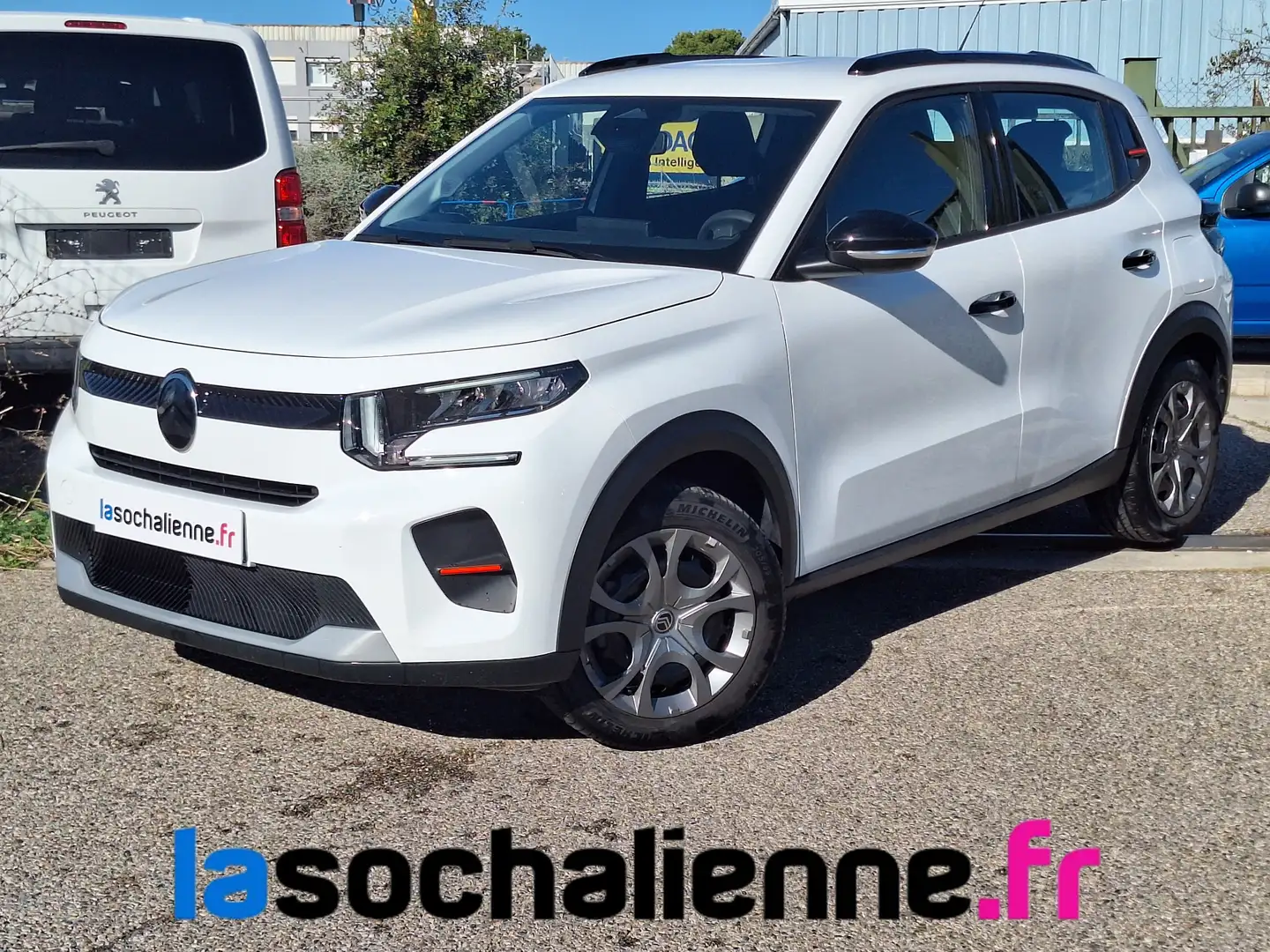 Citroen C3 Turbo 100 ch BVM6 Plus Blanc - 1