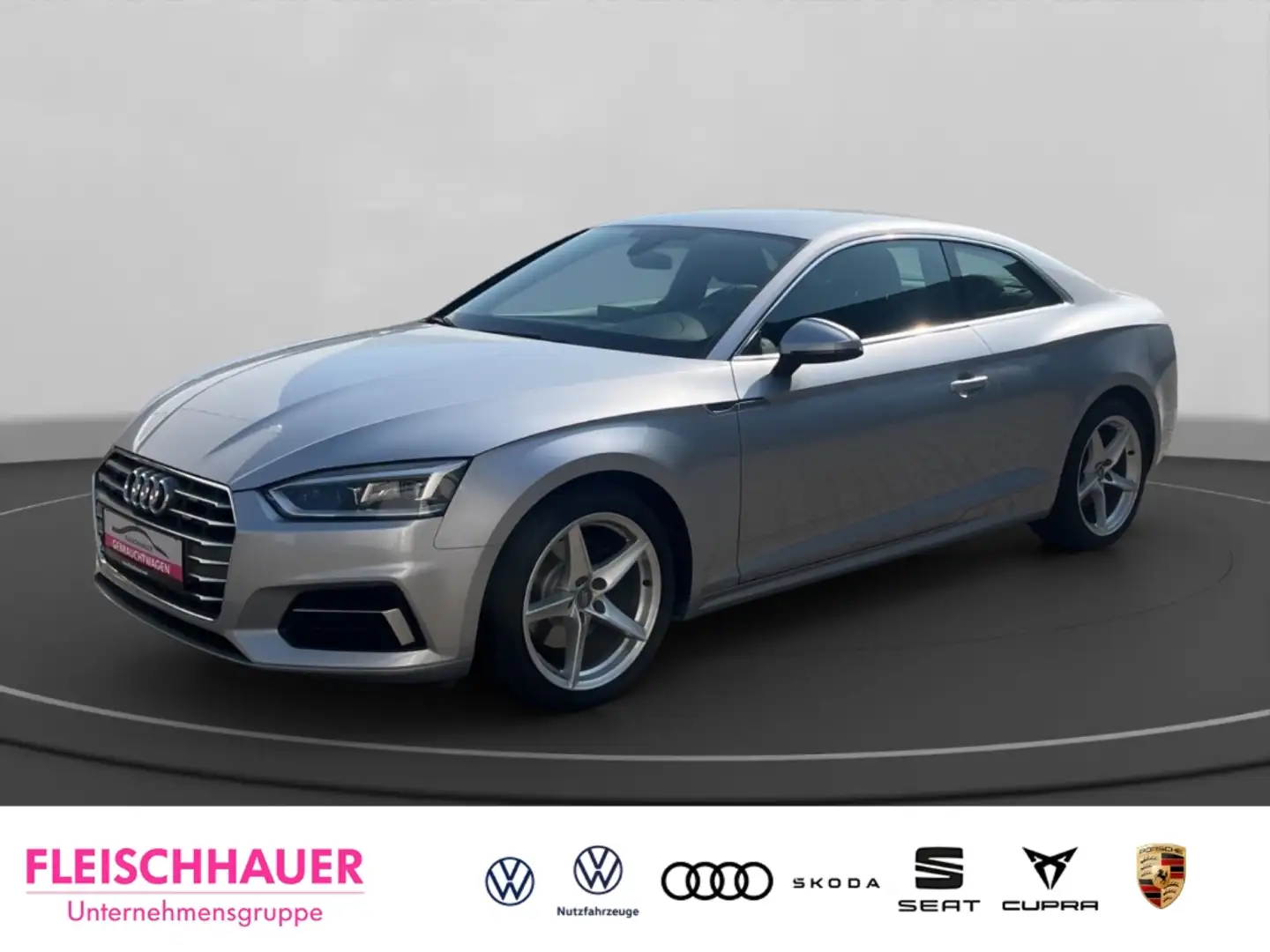 Audi A5 Coupe 2.0 TFSI sport Navi LED Sitzheizung Silber - 1