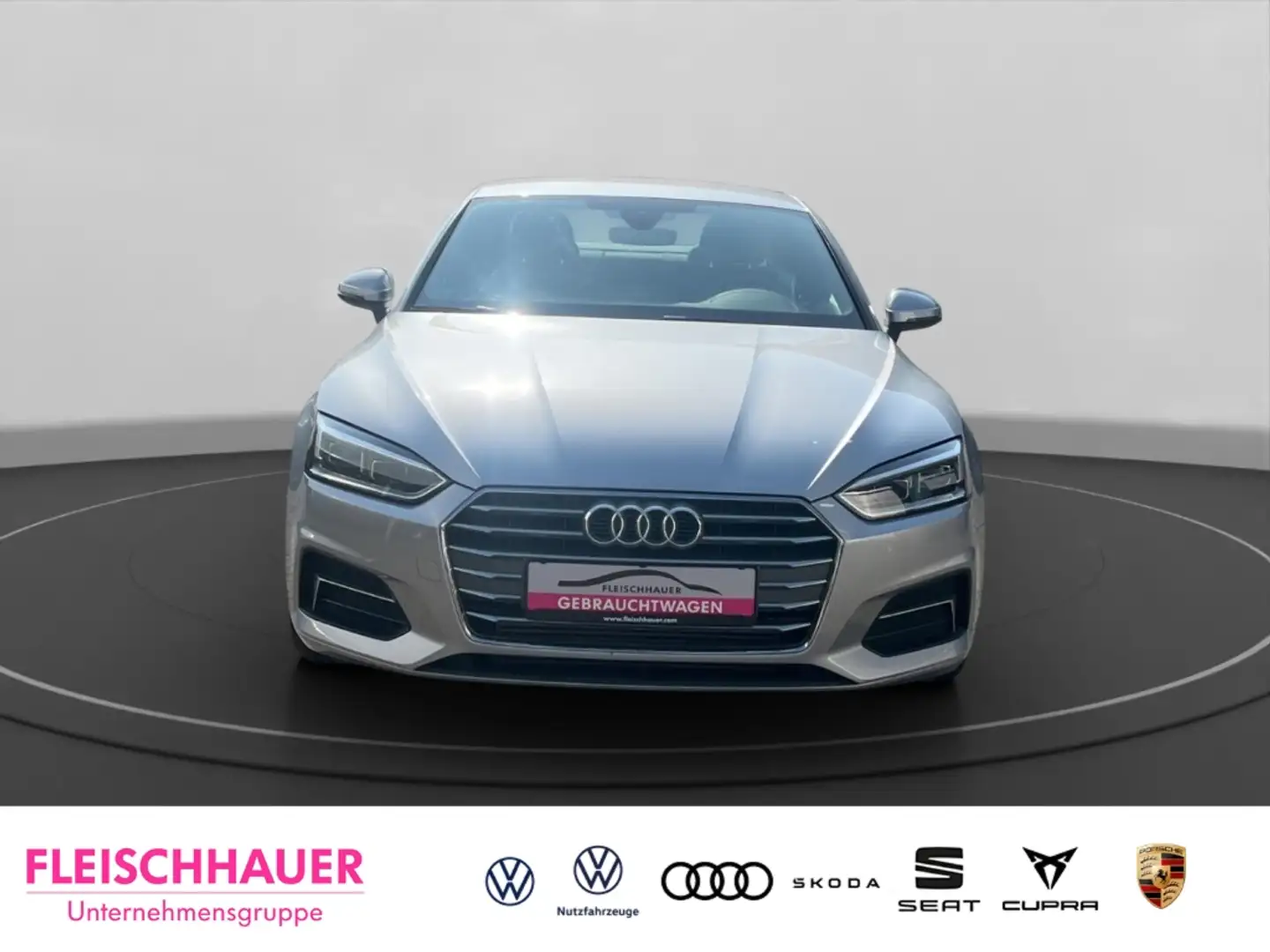 Audi A5 Coupe 2.0 TFSI sport Navi LED Sitzheizung Silber - 2