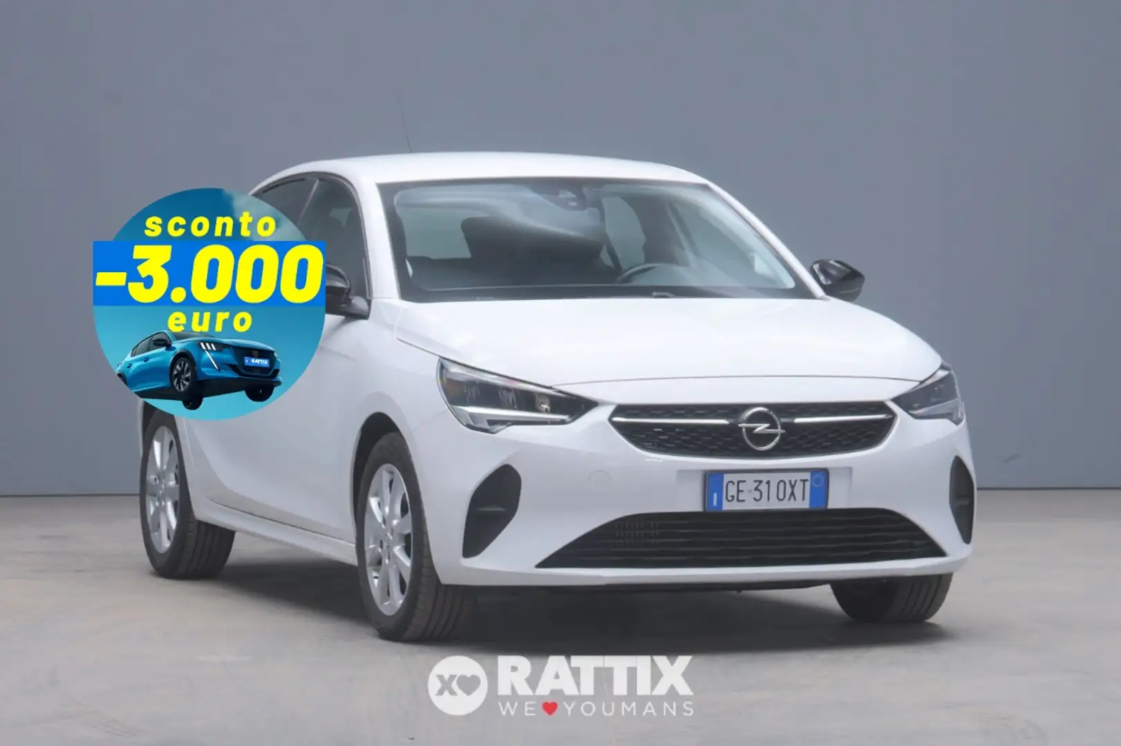 Opel Corsa 1.2 100CV Edition AT8 Bianco - 1