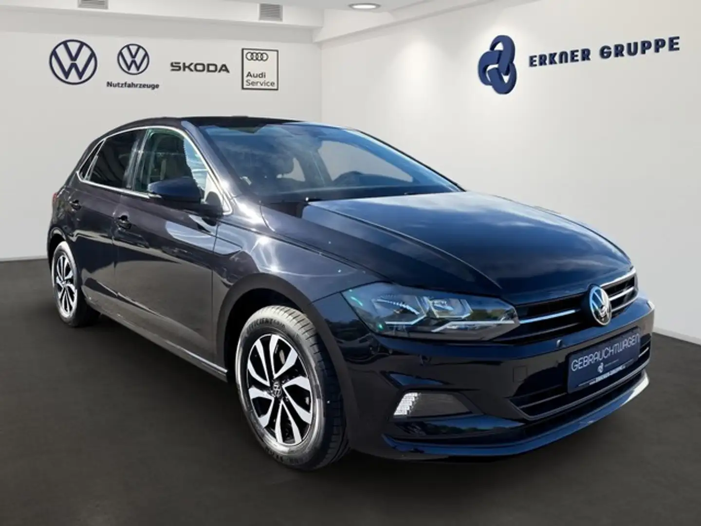 Volkswagen Polo VI 1.0TSI Active NAVI+KLIMAAUT+SITZHZG+++ Noir - 2