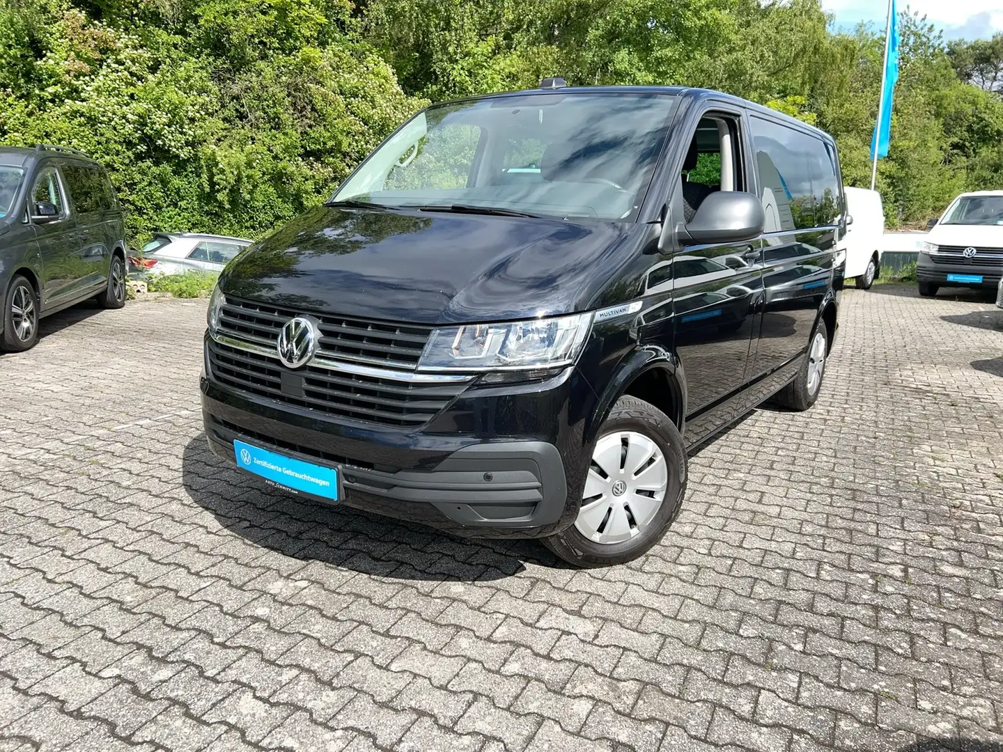 Volkswagen T6 Multivan 2.0 TDI DSG KAMERA+AHK+STANDHZG+NAVI Zwart - 1