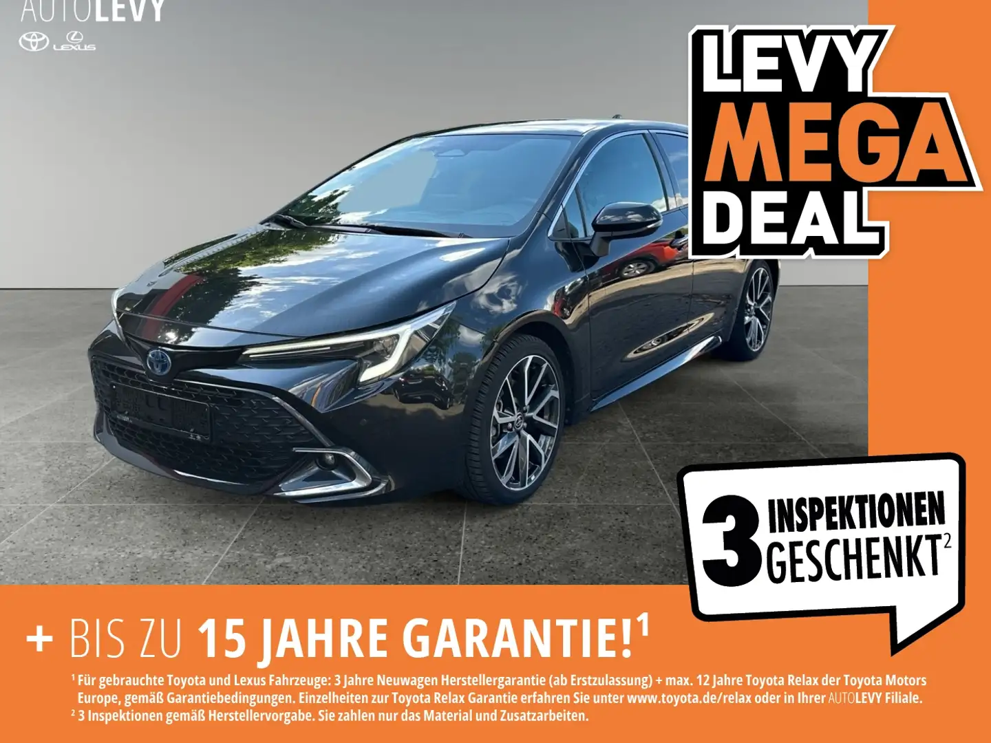 Toyota Corolla 2.0 Hybrid Lounge *NAVI*CARPLAY*AA* Zwart - 1
