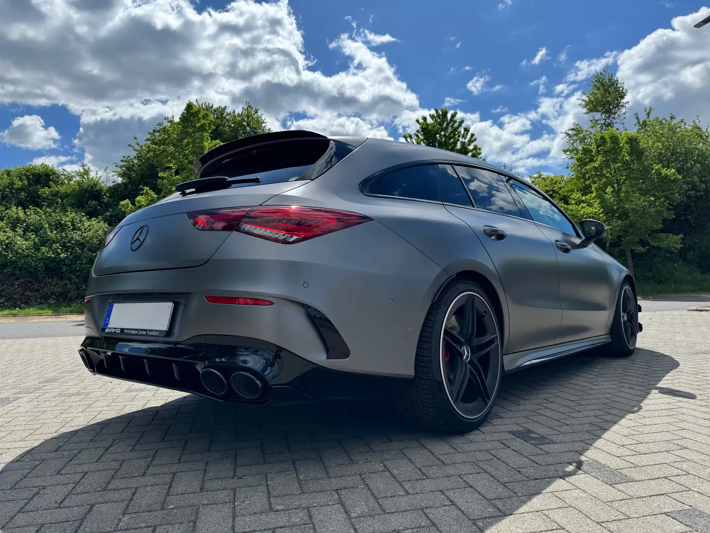 Mercedes-Benz CLA 45 AMG 3J.Garant/Leder/Night/MwSt/XPEL/PANO/MBUX/LED/AERO Grau - 2
