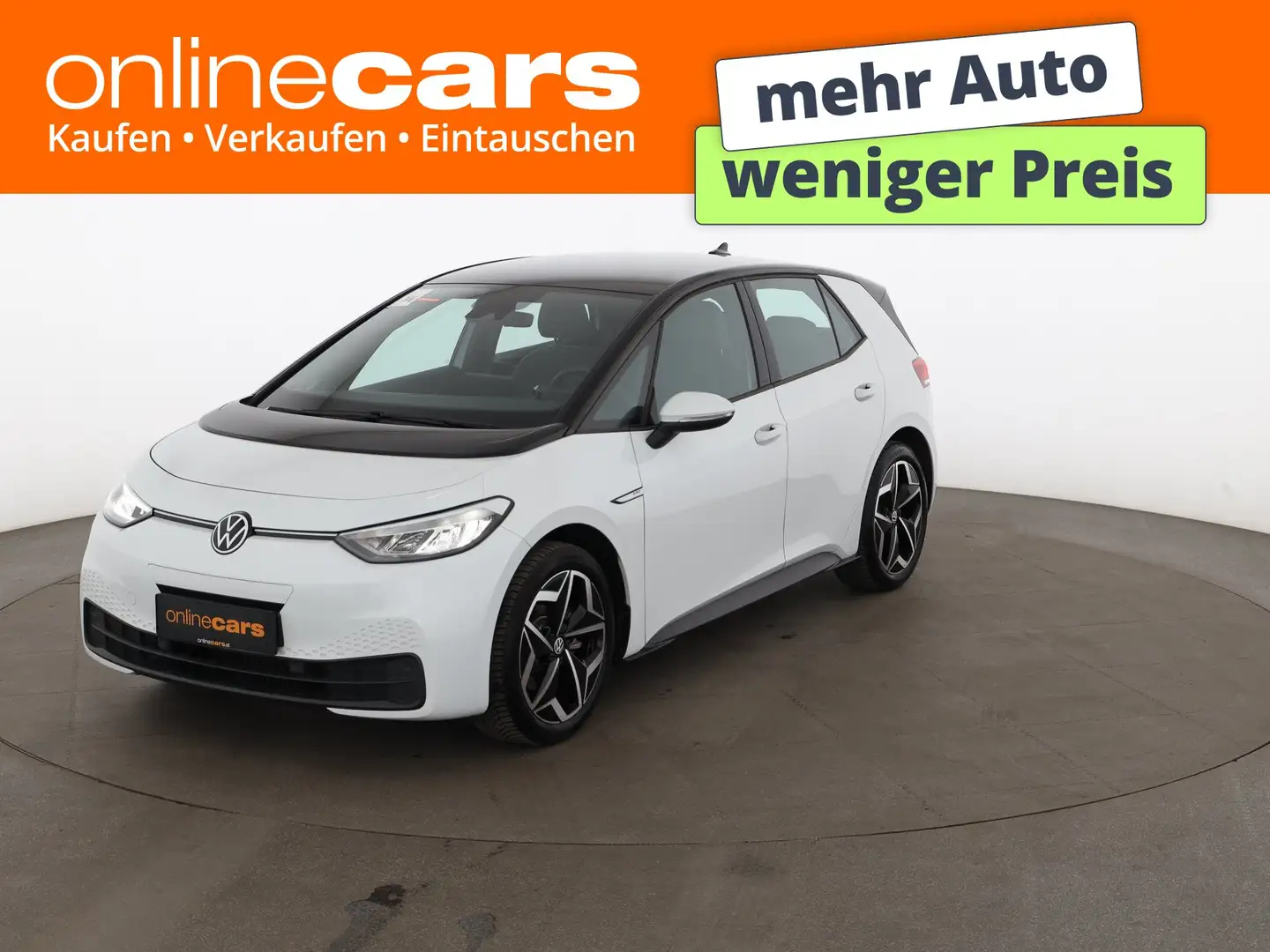 Volkswagen ID.3 Pro 58kWh Aut LED NAVI ASSIST KLIMA TEMP PDC Weiß - 1
