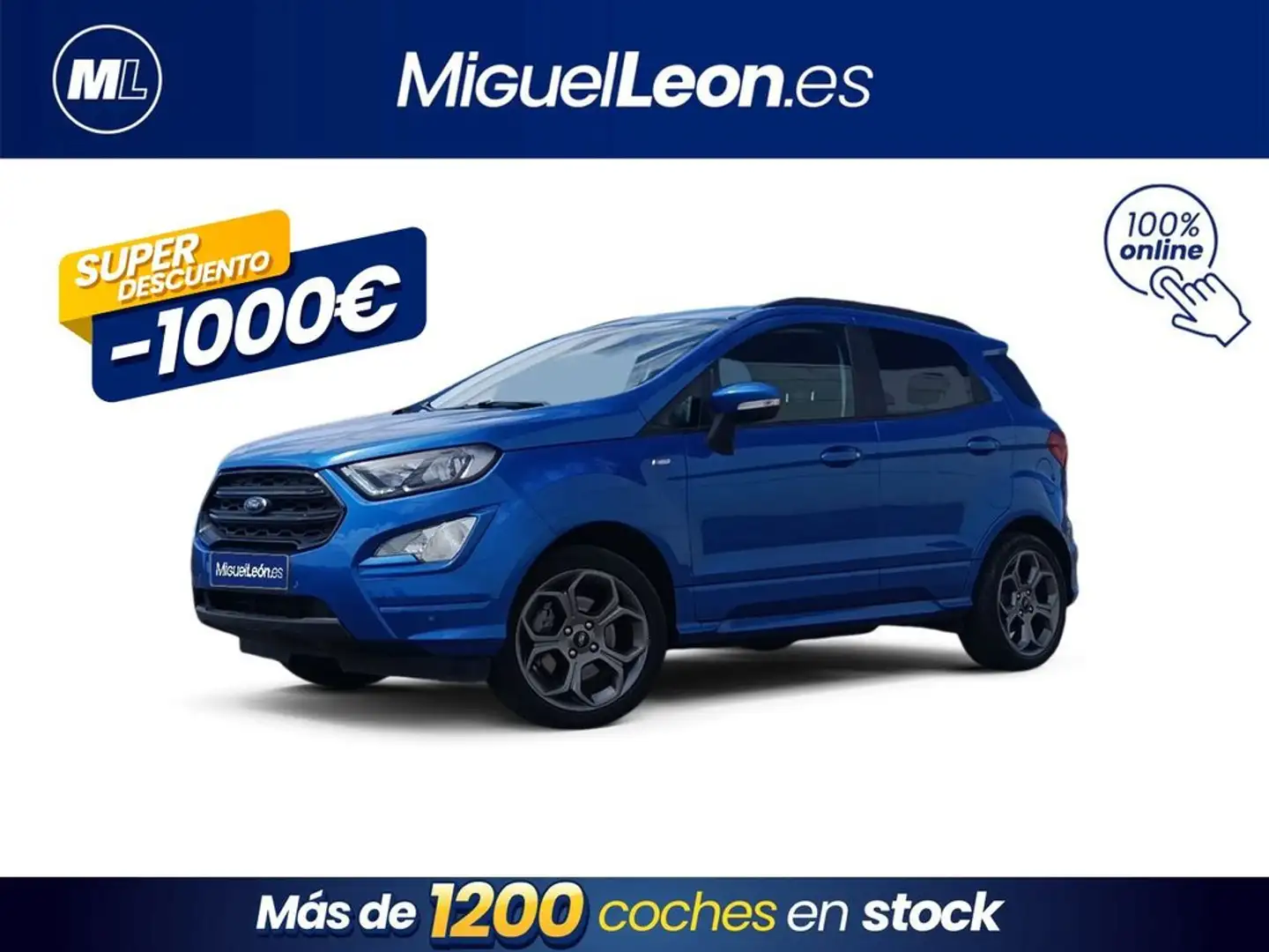 Ford EcoSport 1.0 EcoBoost ST Line 125 Azul - 1