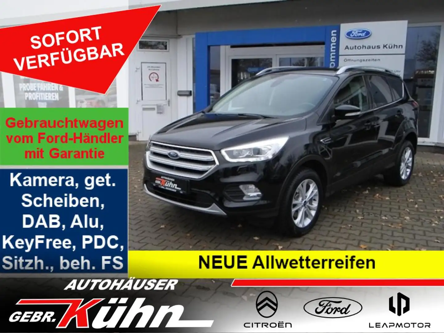 Ford Kuga 1.5 Titanium - Xenon, AHK, Allw., eHeckkl., Kamera Noir - 1