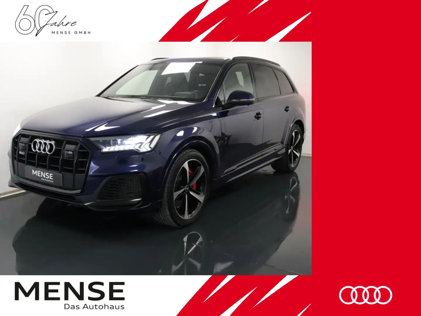 Audi SQ7 TDI quattro tiptronic AHK Luft Pano Matrix Modrá - 1