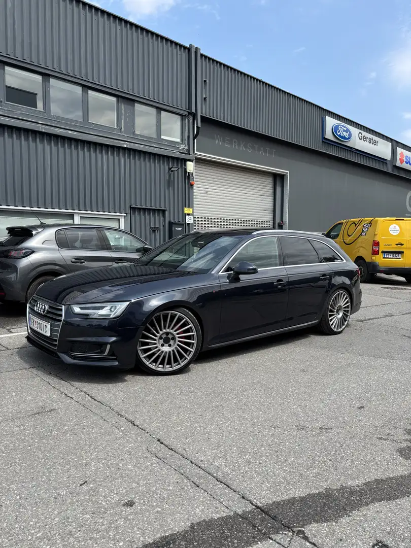 Audi A4 Avant 2,0 TDI quattro Sport S-tronic Blau - 1