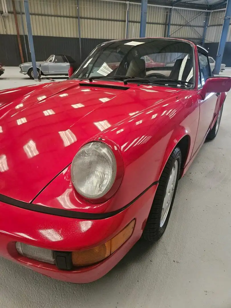 Porsche 964 CARRERA 2 - Type 964 [ 1990 ] Cabriolet Rouge - 2