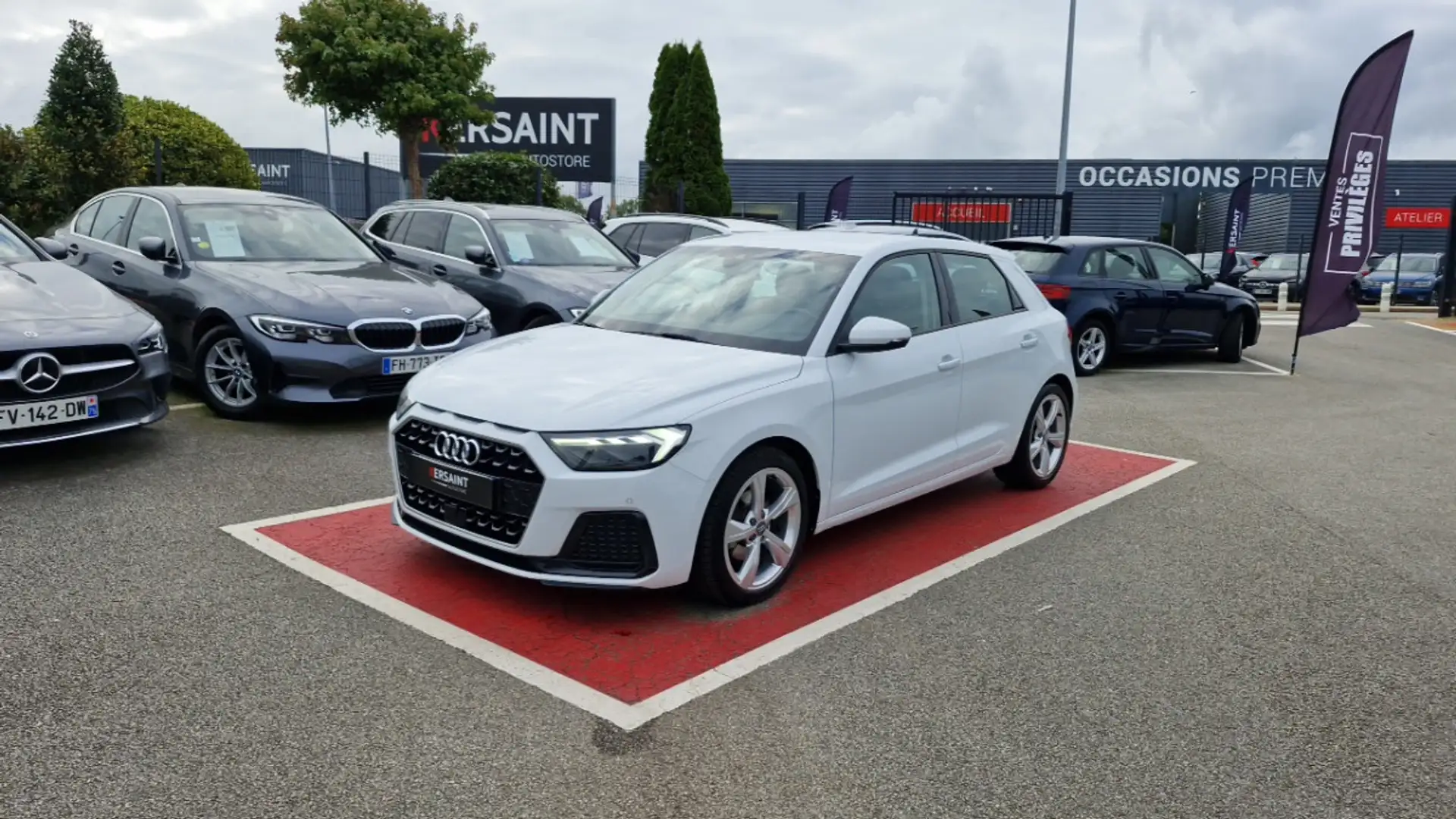 Audi A1 35 TFSI 150 CH S tronic 7 DESIGN LUXE Blanc - 1
