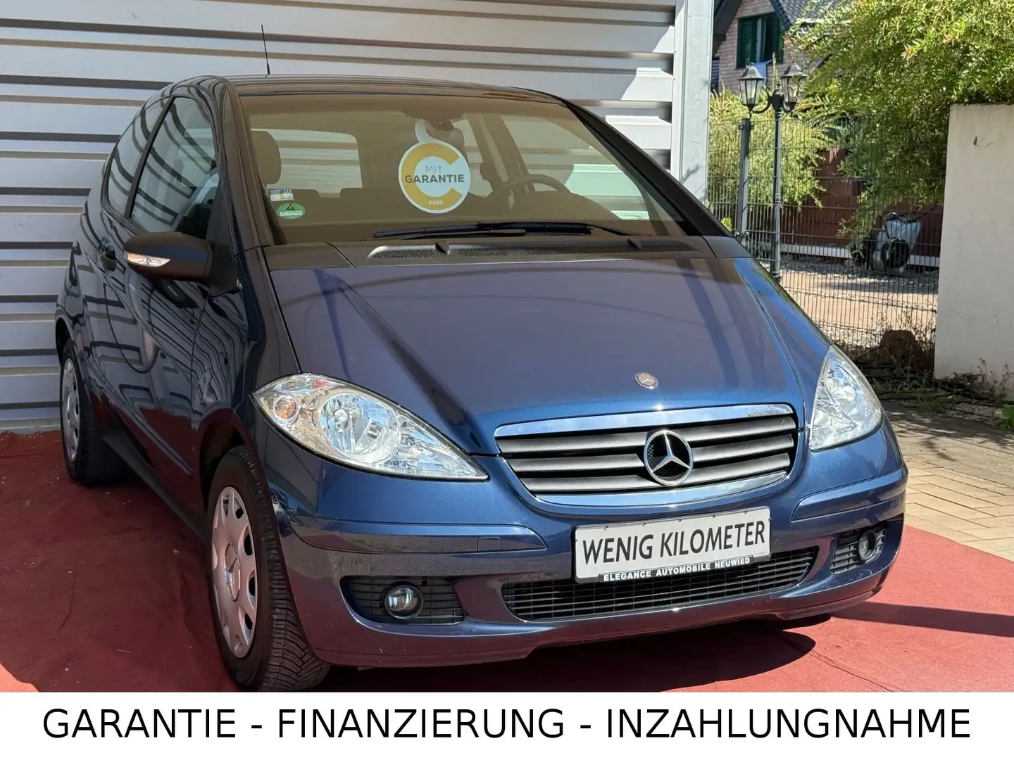 Mercedes-Benz A 150 /Rentnerfzg./WENIG KM/Scheckheft/Klima Blau - 1