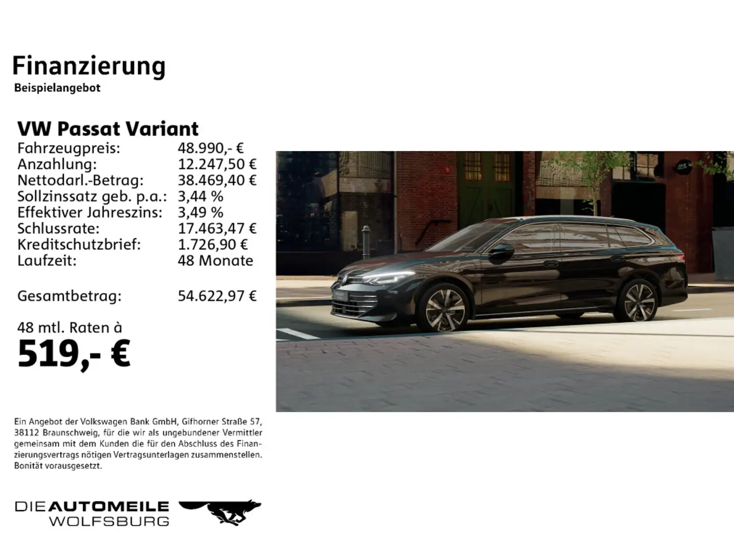 Volkswagen Passat Variant 1.5 eHybrid DSG Business Schwarz - 2
