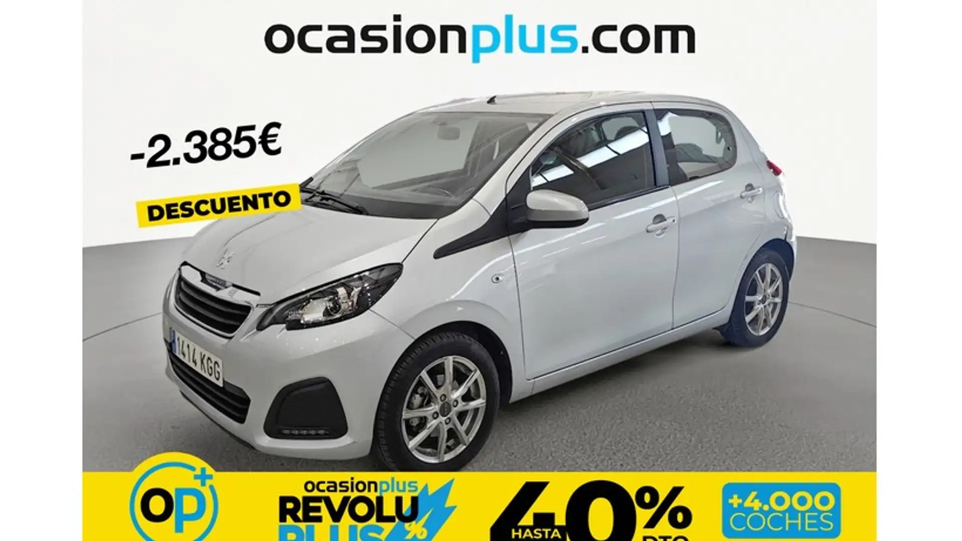 Peugeot 108 1.2 PureTech Active Plateado - 1