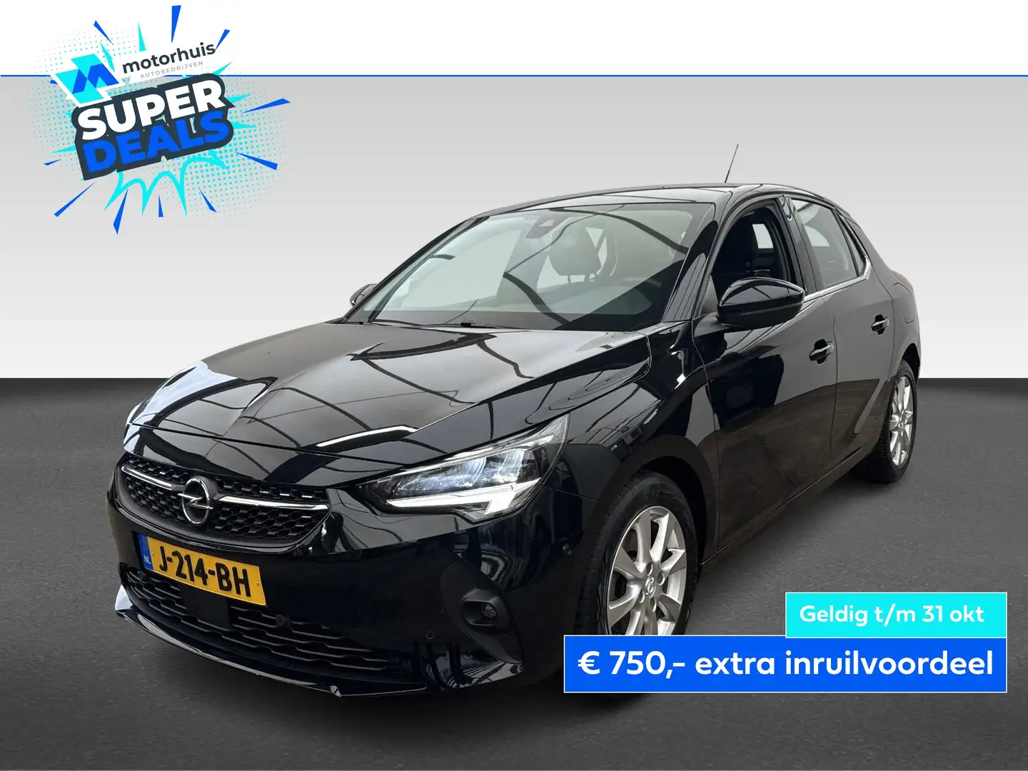 Opel Corsa 1.2 Turbo Start/Stop 100pk Aut Elegance Noir - 1
