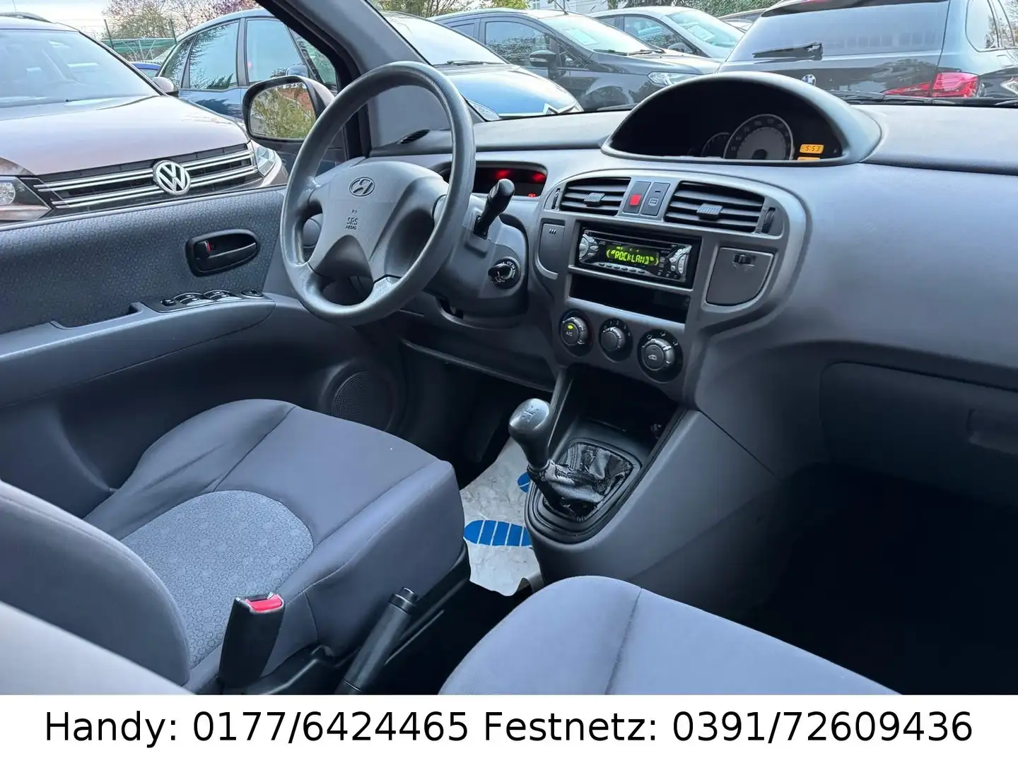 Hyundai Matrix 1.6 KLIMA/4xel.FH/ZENTRALE/AHK/ Gris - 2