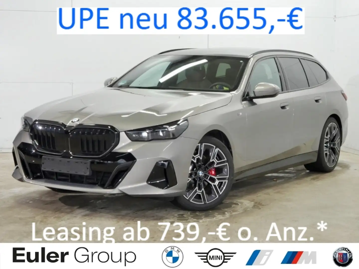 BMW 520 d Tour. M Sport Pro 20'' AHK Pano Iconic H/K Sitzb Grau - 1