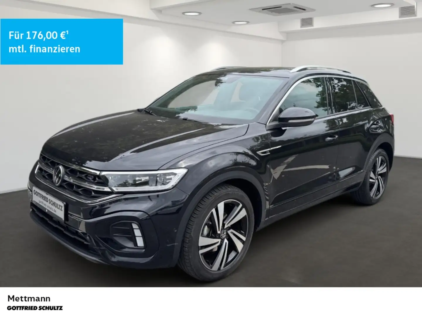 Volkswagen T-Roc 1.5 TSI R-Line DSG LED NAVI AHK AMERA SHZ PDC LM Z Schwarz - 1