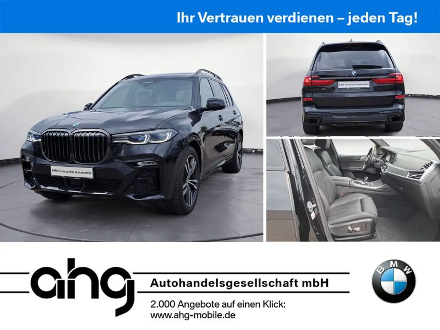 BMW X7 xDrive40d M Sportpaket Innovationsp. Head-Up Negru - 1