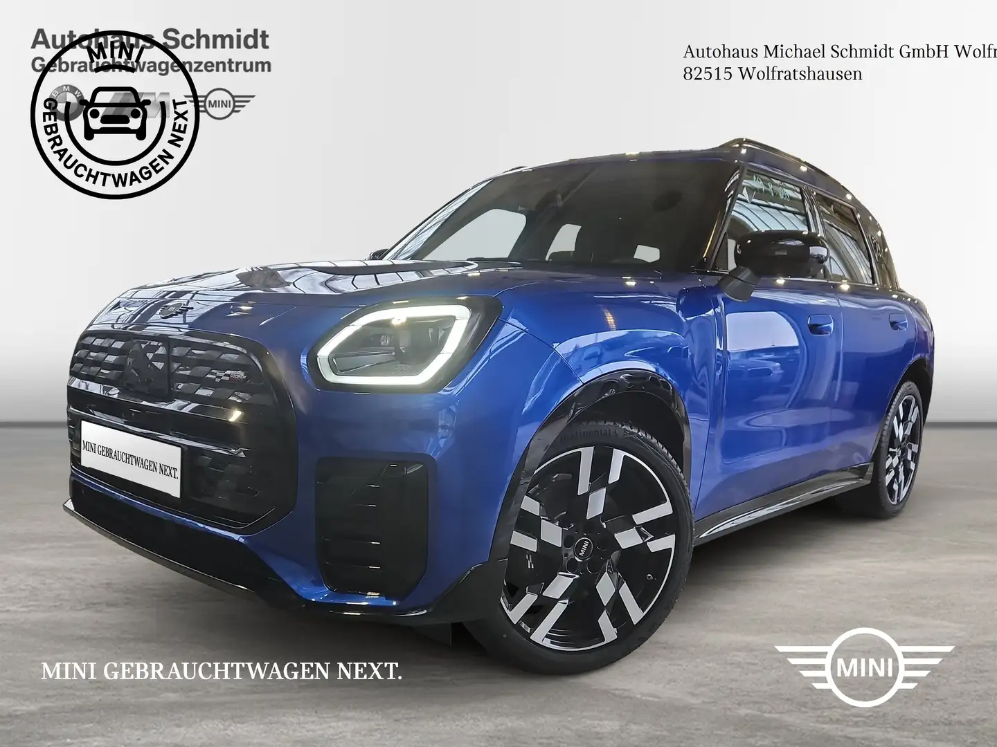 MINI Cooper SE Countryman Countryman SE ALL4 *JCW Trim*20"*Navi*HUD*AHK*H/K* Blau - 1