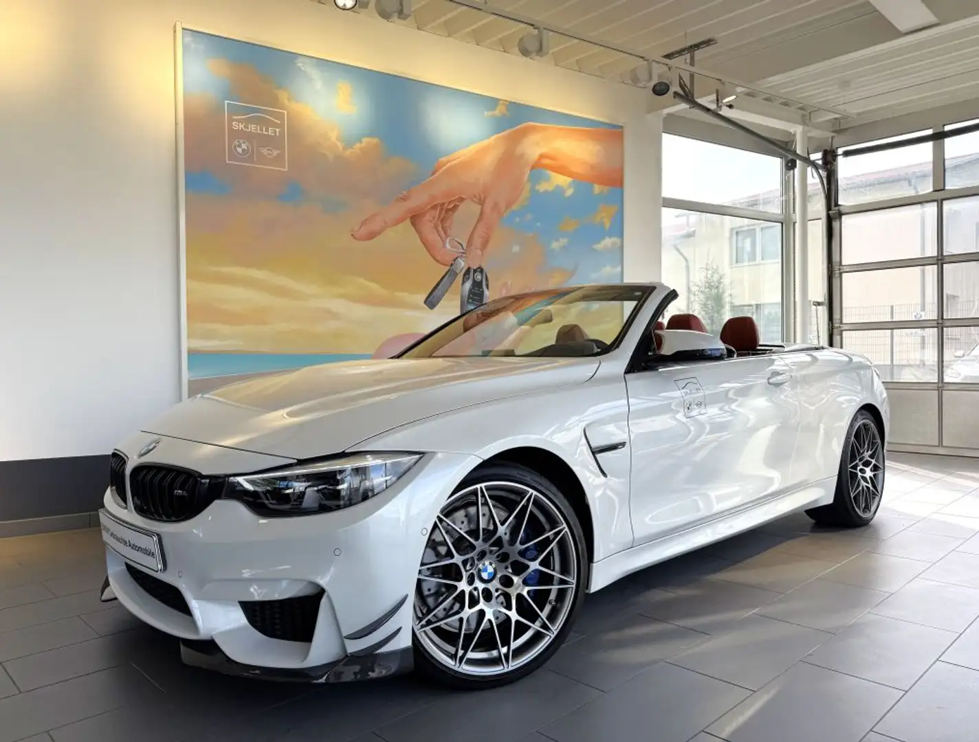 BMW M4 Cabrio DKG M COMPETITION HUD+HARM+adpLED+20* Weiß - 1