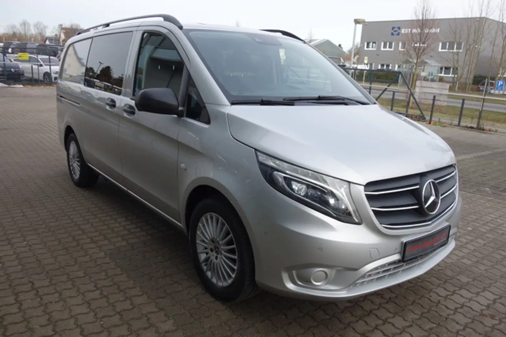 Mercedes-Benz Vito 124 CDI Mixto Lang 5-SITZER/ACC/LED/AHK/KAM Silber - 2