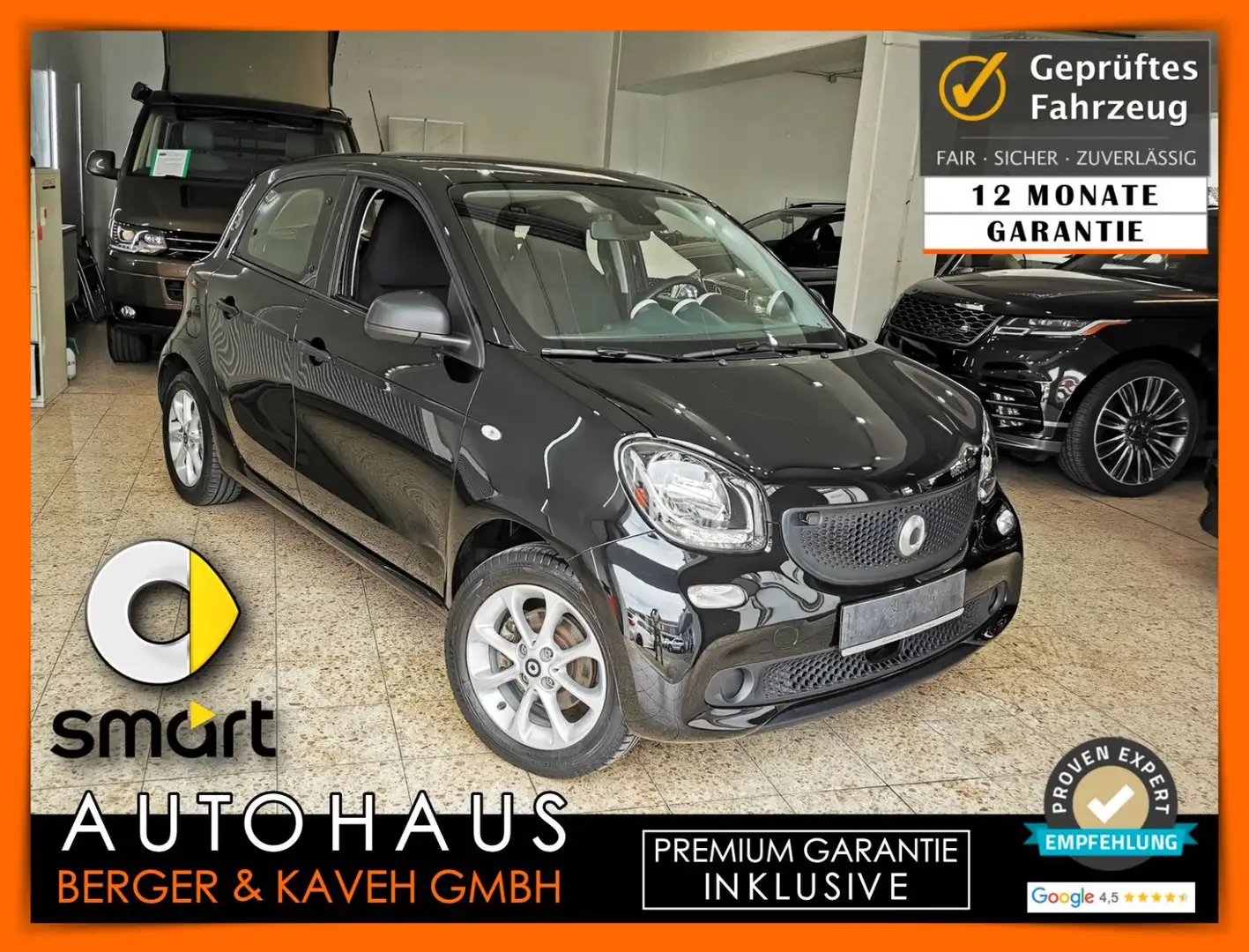smart forFour FORFOUR EQ | TMP | AC | 2 LADEK + [12M.GARANTIE] Schwarz - 1