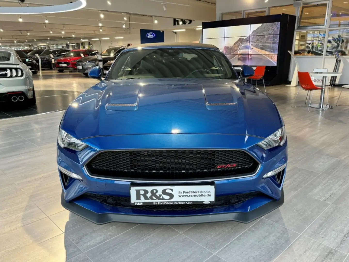 Ford Mustang Convertible CaliforniaSpezial+Magne Ride Bleu - 2