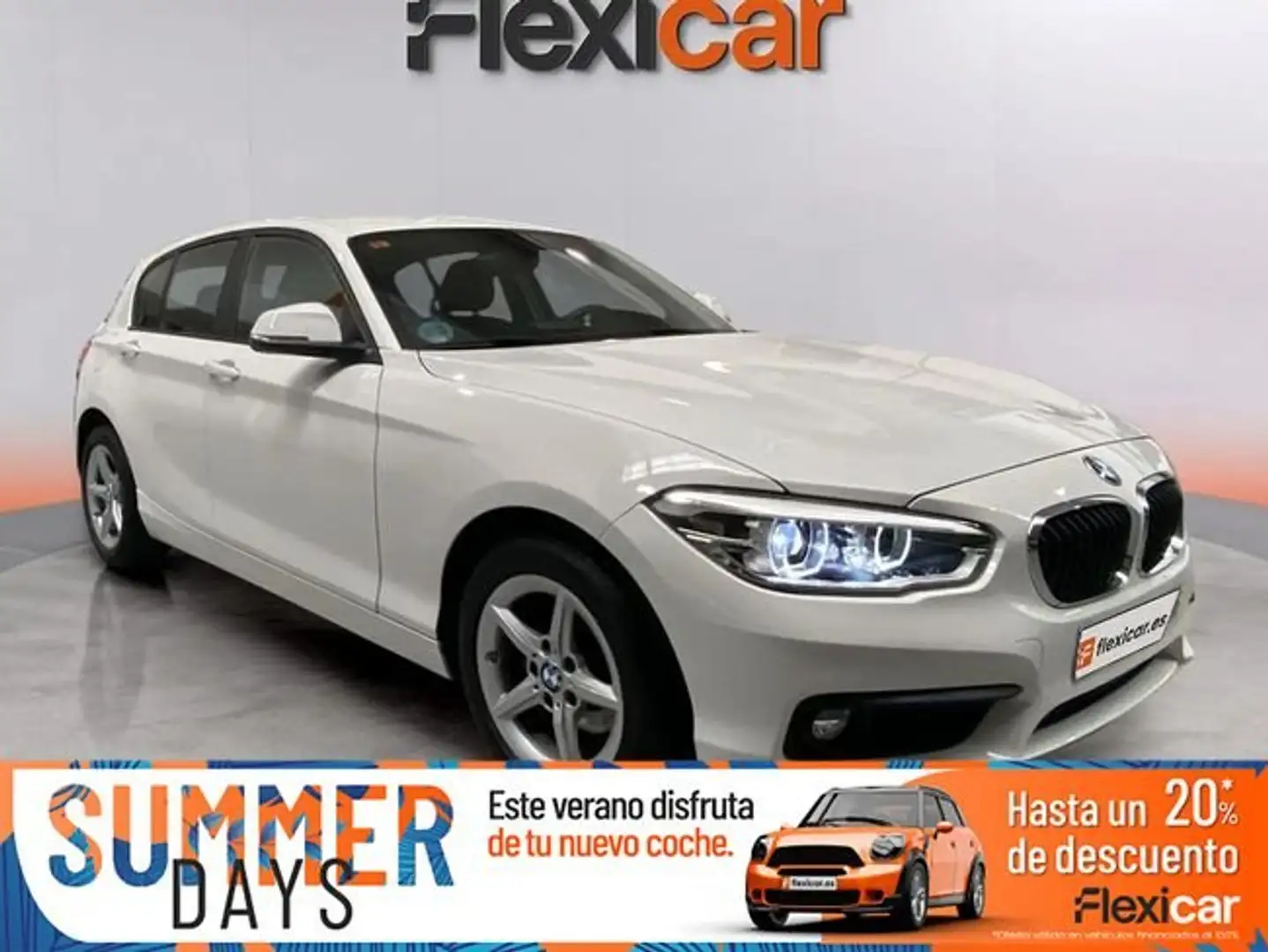 BMW 116 116d Blanc - 1